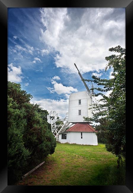 Thorpness Windmill Framed Print by Stephen Mole