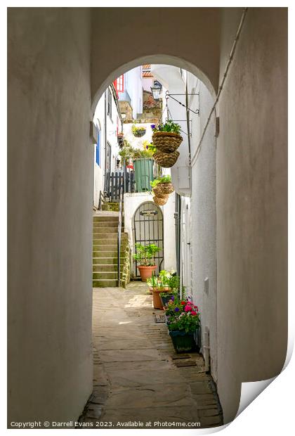 Whitby Alley Print by Darrell Evans