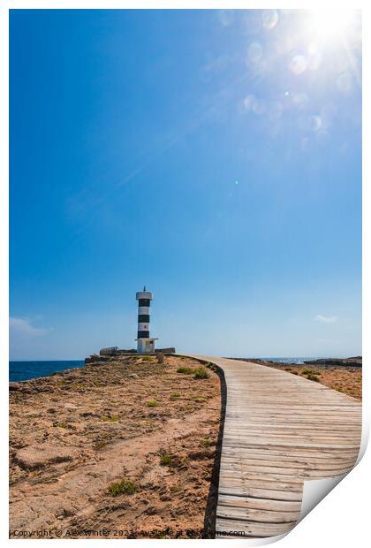 Lighthouse Sant Jordi Print by Alex Winter