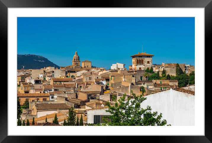 Old village Montuiri on Mallorca Framed Mounted Print by Alex Winter