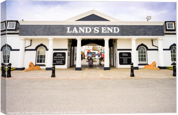 Land's End Canvas Print by Darrell Evans