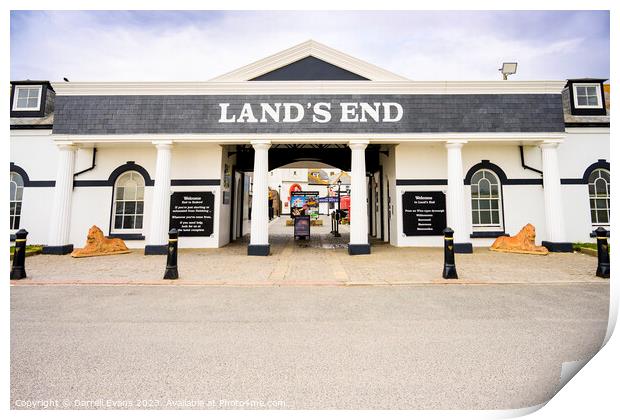 Land's End Print by Darrell Evans