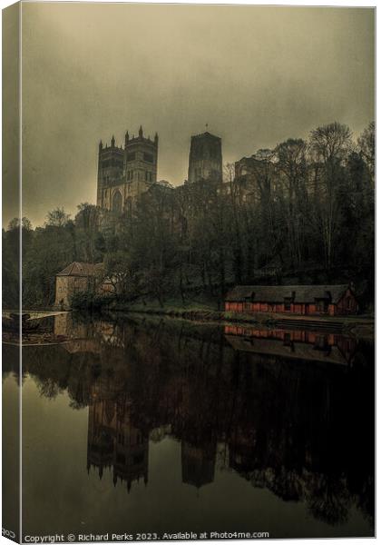 On the banks of the River Wear Canvas Print by Richard Perks