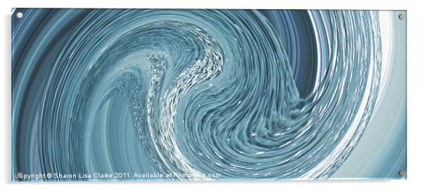 Wave Acrylic by Sharon Lisa Clarke