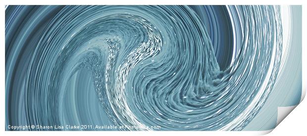 Wave Print by Sharon Lisa Clarke
