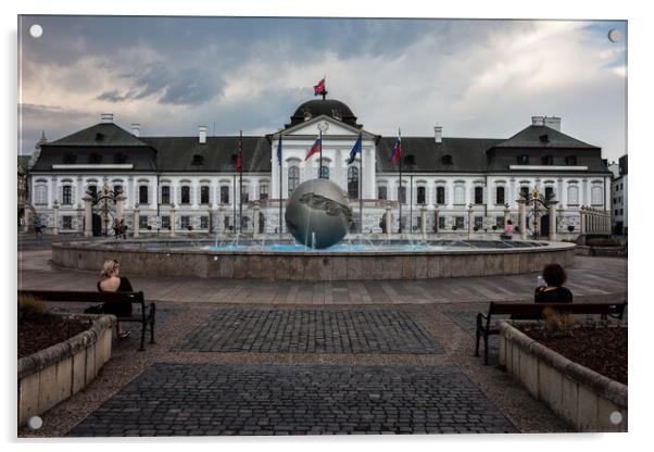 Grassalkovich Presidential Palace in Bratislava Acrylic by Artur Bogacki