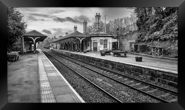 The Timeless Elegance of Knaresborough Station Framed Print by Tim Hill