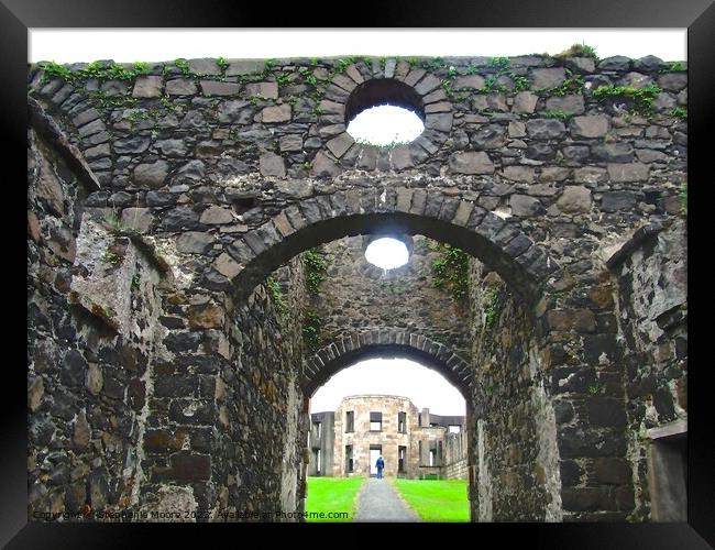 Ruins of Downhill House, Derry, Northern Ireland Framed Print by Stephanie Moore