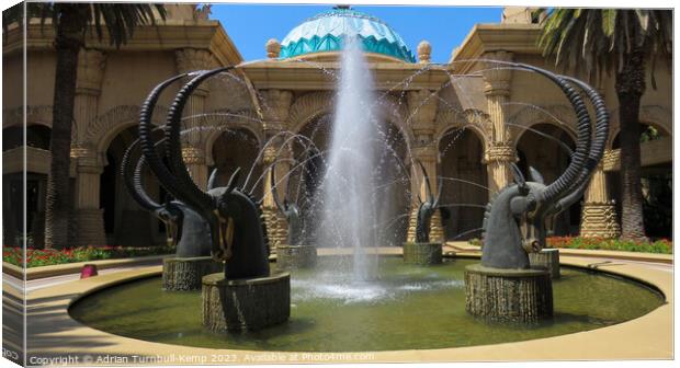 Sable Fountain, Palace of the Lost City Canvas Print by Adrian Turnbull-Kemp