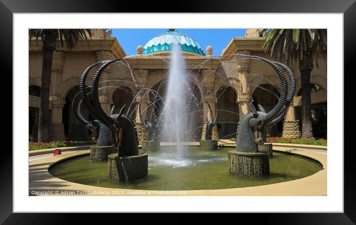 Sable Fountain, Palace of the Lost City Framed Mounted Print by Adrian Turnbull-Kemp
