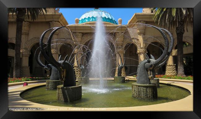 Sable Fountain, Palace of the Lost City Framed Print by Adrian Turnbull-Kemp