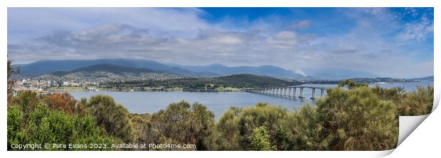 Tasman Bridge Tasmania Print by Pete Evans