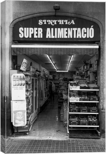 Super Alimentacio Canvas Print by Glen Allen