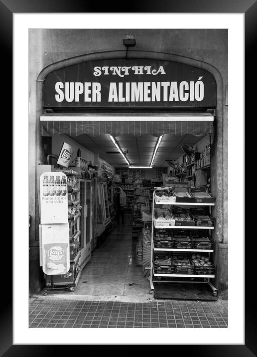 Super Alimentacio Framed Mounted Print by Glen Allen