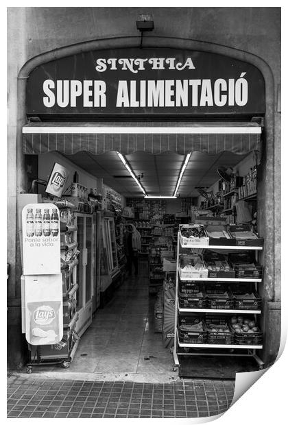 Super Alimentacio Print by Glen Allen