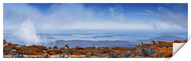 Top of Tasmania Print by Pete Evans