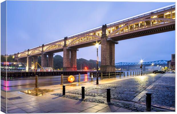 High Level Bridge, River Tyne Canvas Print by Tim Hill