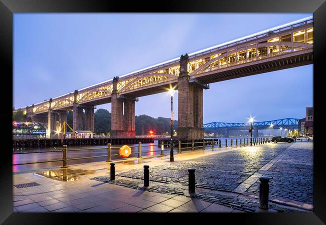 High Level Bridge, River Tyne Framed Print by Tim Hill