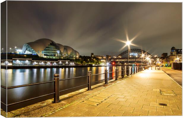 Newcastle Quayside Canvas Print by Tim Hill