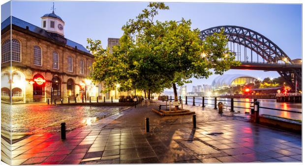 Iconic Views of Newcastle Canvas Print by Tim Hill