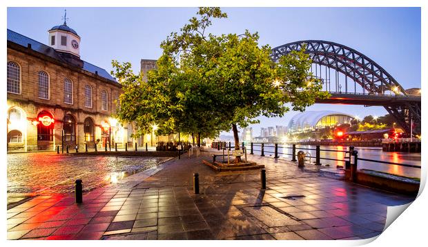 Iconic Views of Newcastle Print by Tim Hill