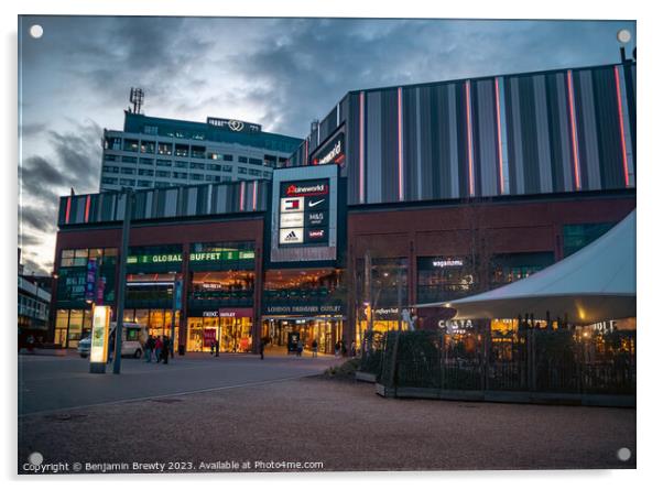 London Designer Outlet Acrylic by Benjamin Brewty
