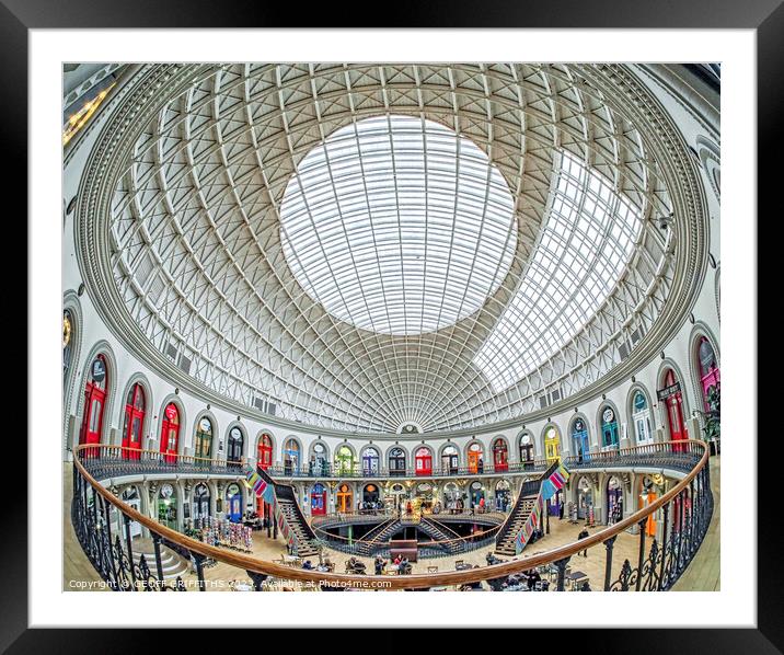 Leeds Corn Exchange Framed Mounted Print by GEOFF GRIFFITHS