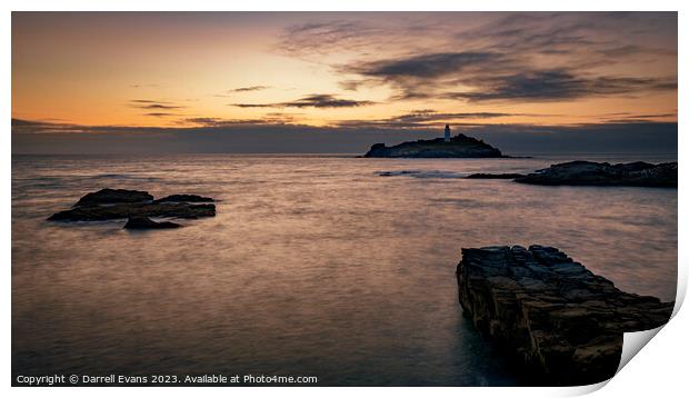 Godrevy Point Print by Darrell Evans