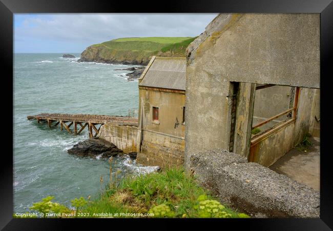 Lizard Point lifeboat station  Framed Print by Darrell Evans