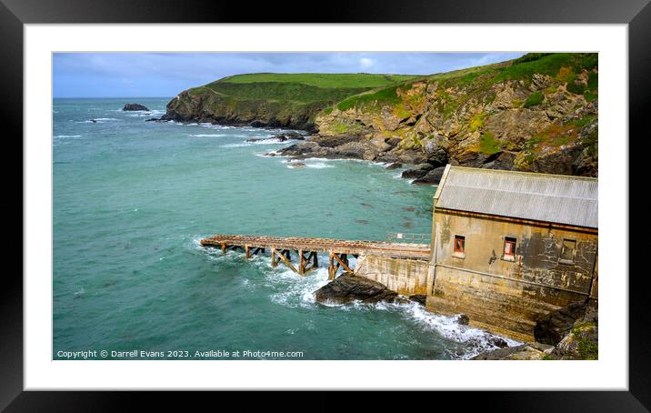 Old lifeboat station  Framed Mounted Print by Darrell Evans