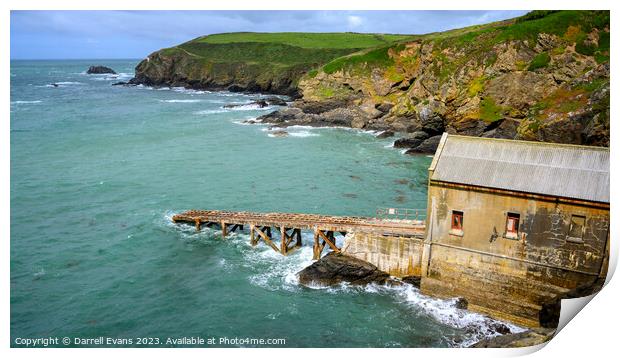 Old lifeboat station  Print by Darrell Evans