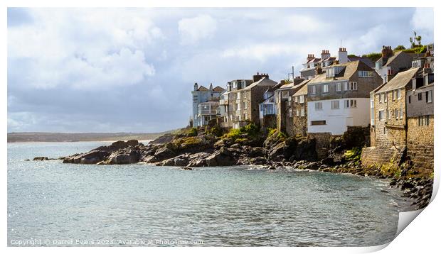 St Ives Print by Darrell Evans