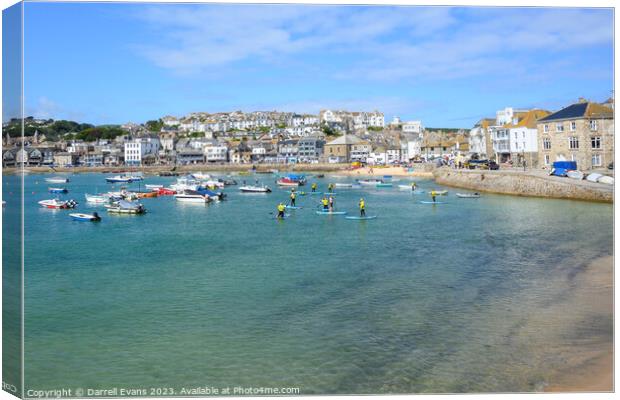 St Ives Leisure Canvas Print by Darrell Evans