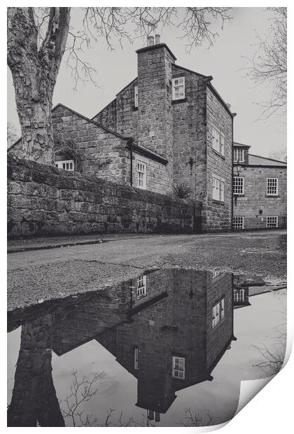 Waterside Reflections Knaresborough Print by Tim Hill