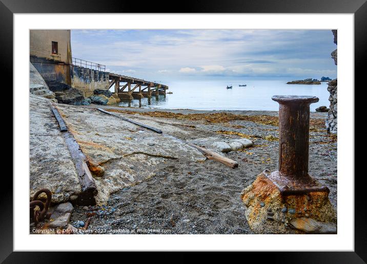 Old lifeboat station  Framed Mounted Print by Darrell Evans