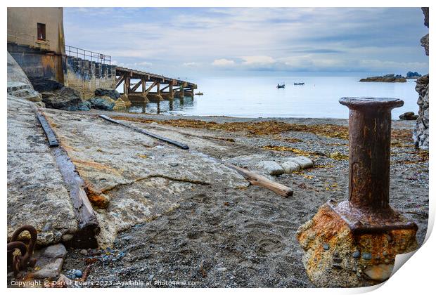 Old lifeboat station  Print by Darrell Evans