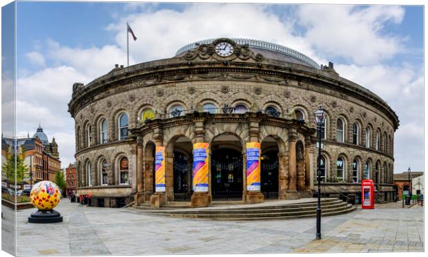 Iconic Corn Exchange of Leeds Canvas Print by Tim Hill