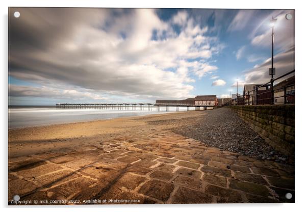 Saltburn Pier Acrylic by nick coombs