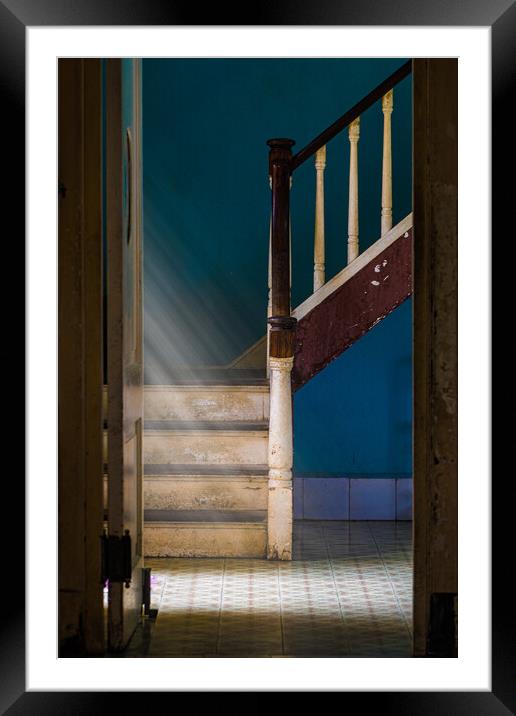The Stairs Framed Mounted Print by Chris Lord