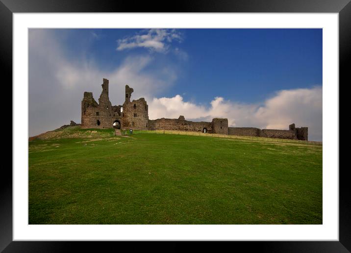 Dunstanburgh Castle Framed Mounted Print by Steve Smith
