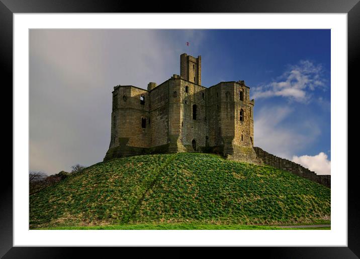 Warkworth Castle Framed Mounted Print by Steve Smith
