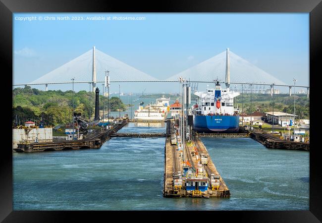 Entrance of the Panama Canal Framed Print by Chris North