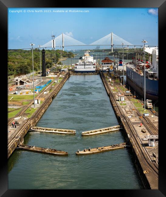 Centennial and  the Panama Canal. Framed Print by Chris North