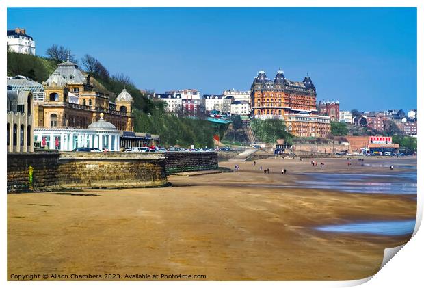 Scarborough  Print by Alison Chambers