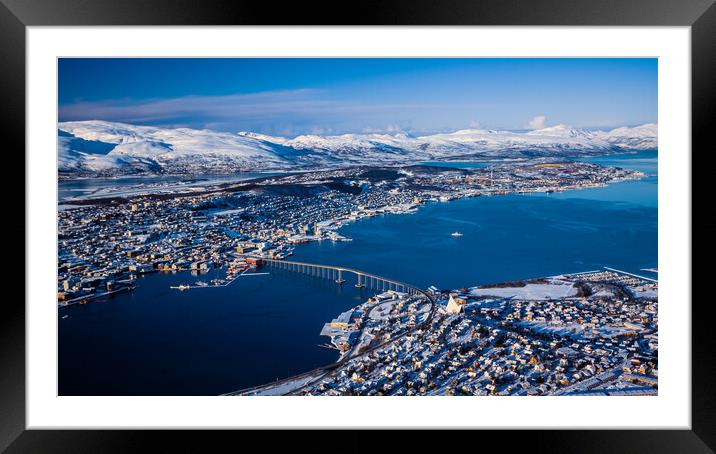 Tromso Panorama Framed Mounted Print by John Frid