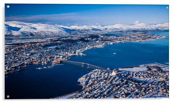 Tromso Panorama Acrylic by John Frid