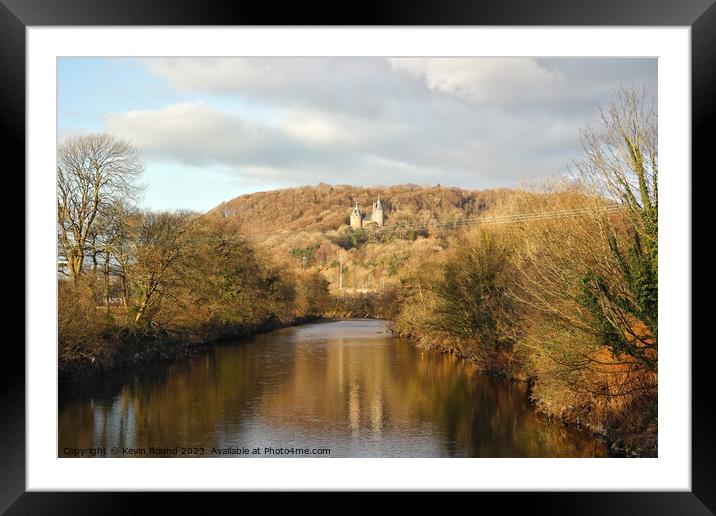 Castell Coch Framed Mounted Print by Kevin Round