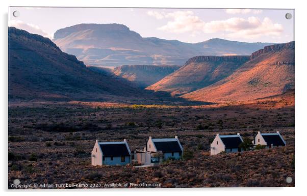 Rest camp , Karoo National Park Acrylic by Adrian Turnbull-Kemp