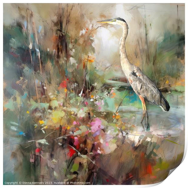 Springtime Print by Donna Kennedy