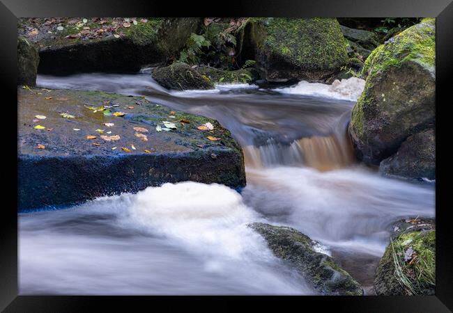 Padley Gorge Derbyshire Framed Print by Steve Smith